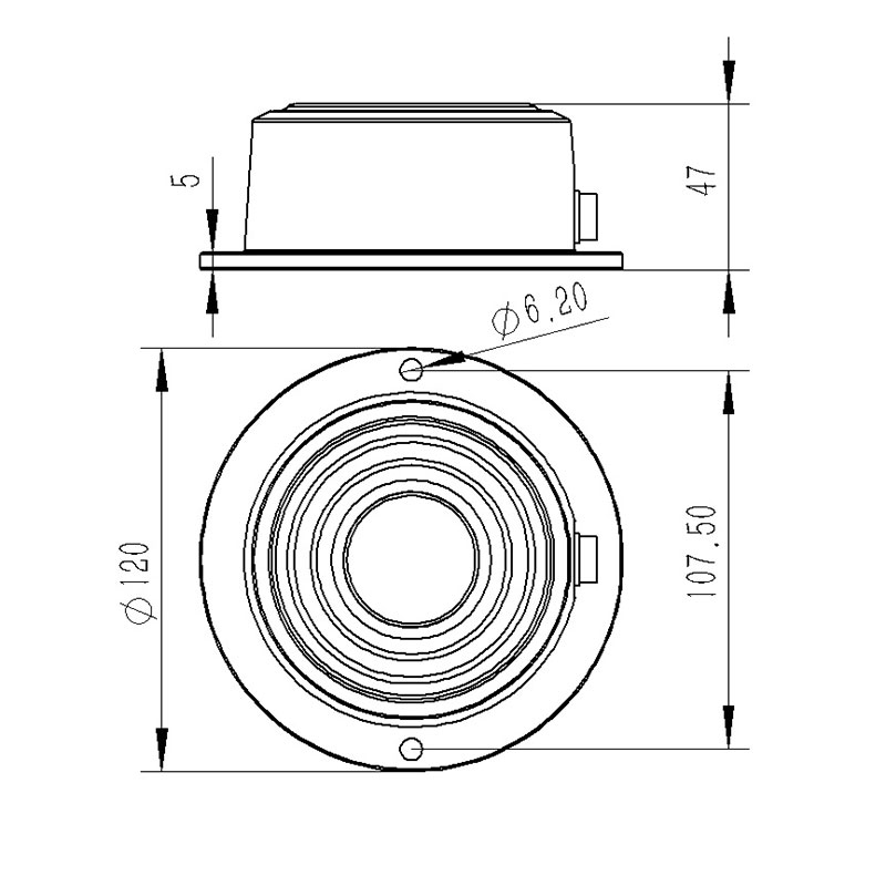 Snow Depth Ultrasonic Sensors Product Dimensions