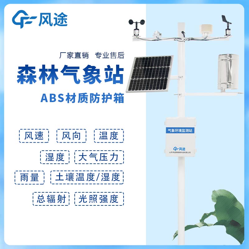 Integrated Forest and Grassland Fire Risk Factor Monitoring Station Architecture