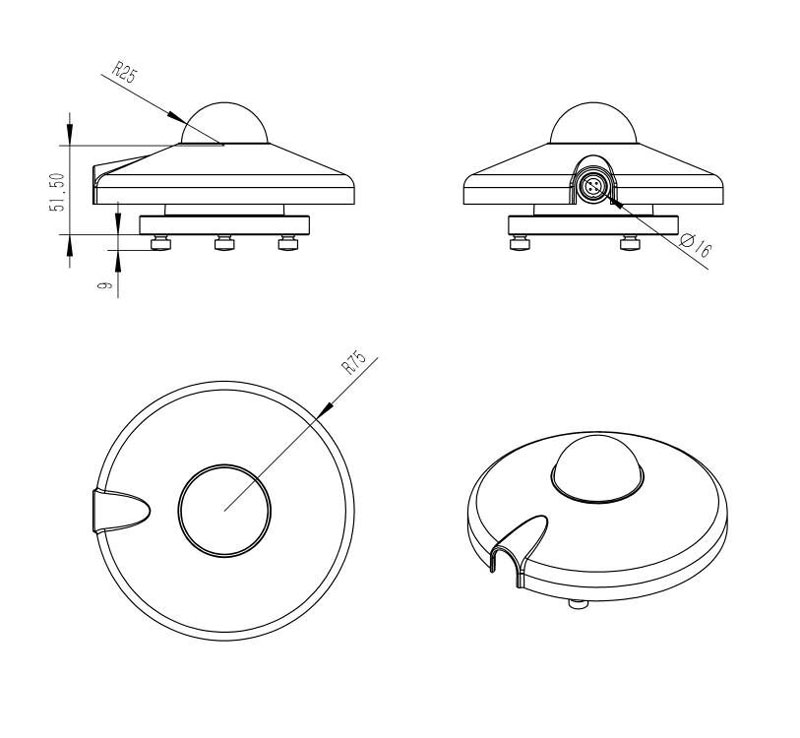 Pyranometer sensor