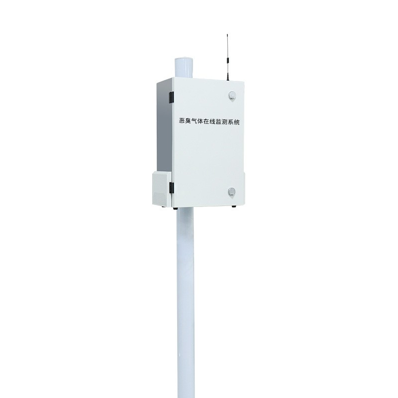 Odor gas detector utilizes a multi-sensor array to perform on-site monitoring of odor factors according to national standards